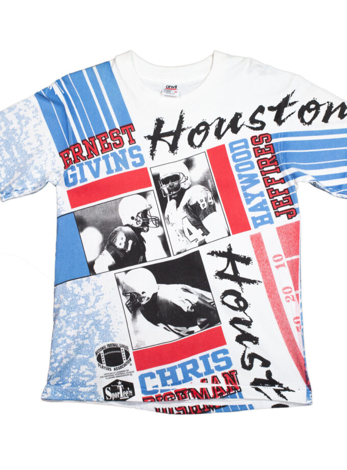 Tee shirt NFL Houston - Ernest Givins 1991