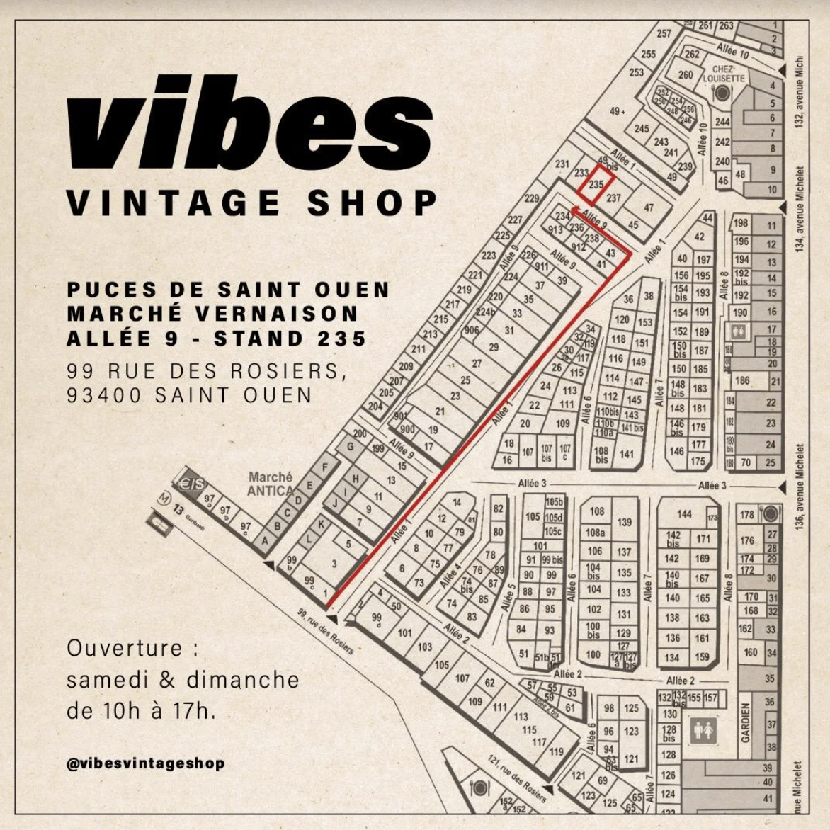 plan magasin vibes vintage shop